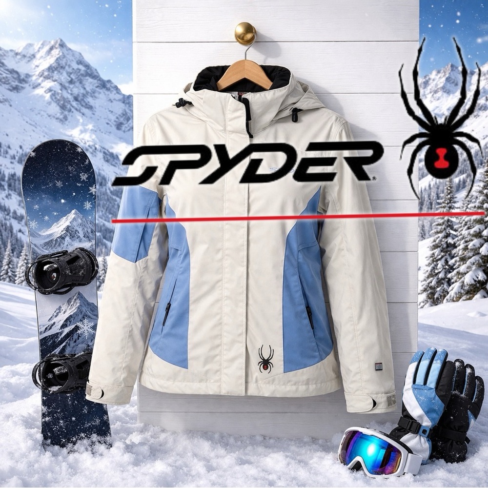 ⛷️💙 Spyder Ski Snowboard Winter Jacket Women’s/Youth Small 🕷️